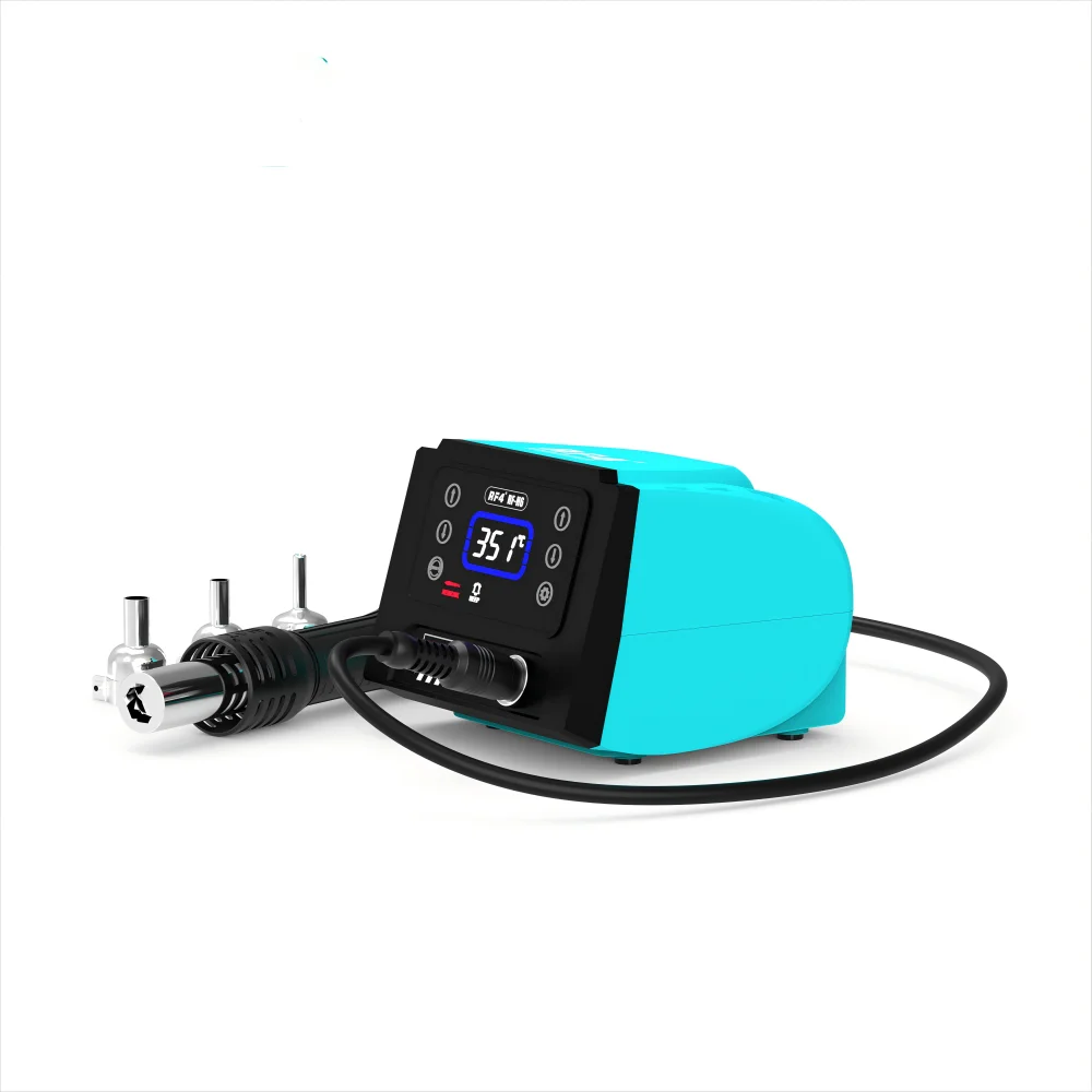 

RF4 New RF-H6 Hot Air Gun Large Screen Intelligent Digital Display Hot Air Station Heat Gun Welding Station Repaired Tools