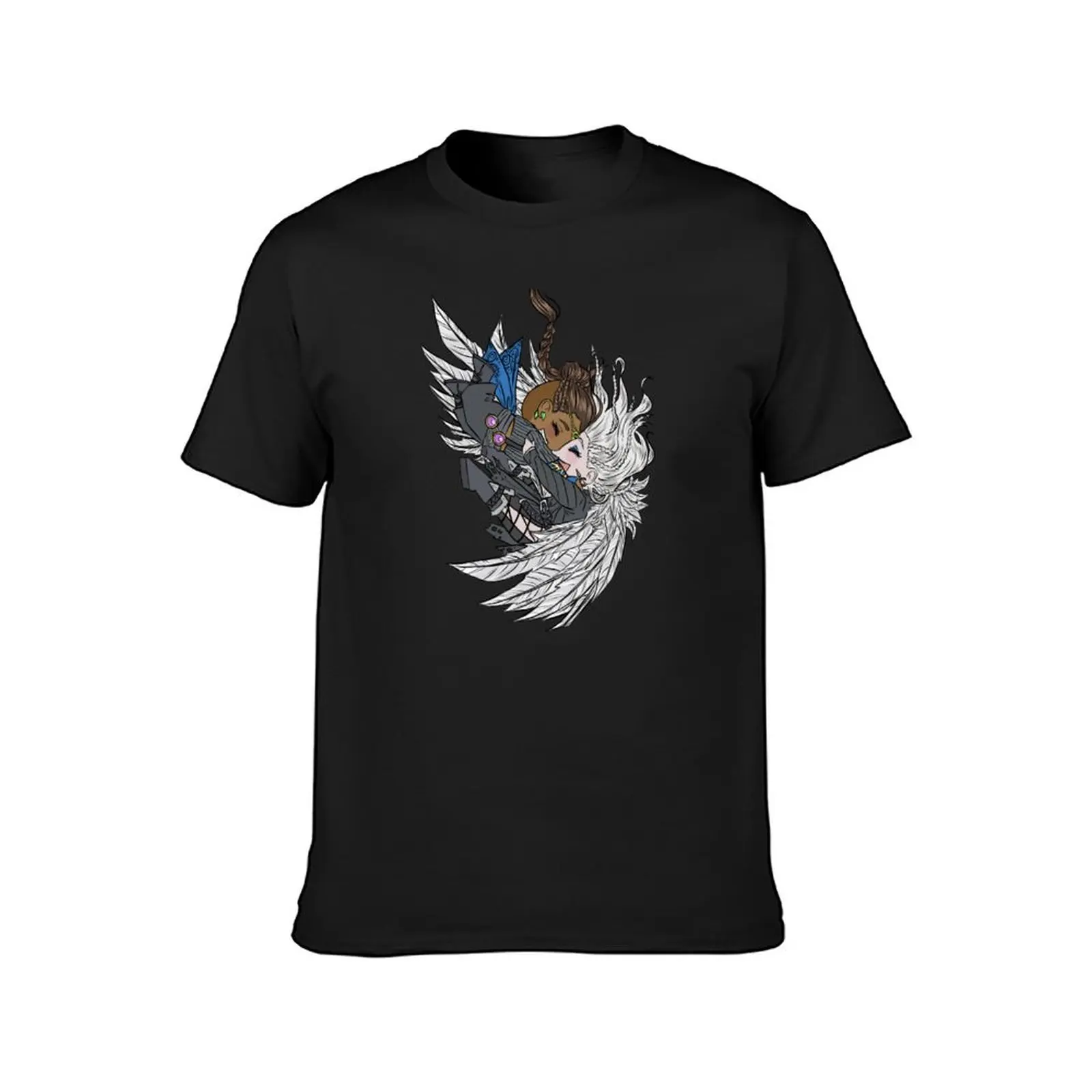 Little birdies T-Shirt summer tops anime clothes fitted t shirts for men