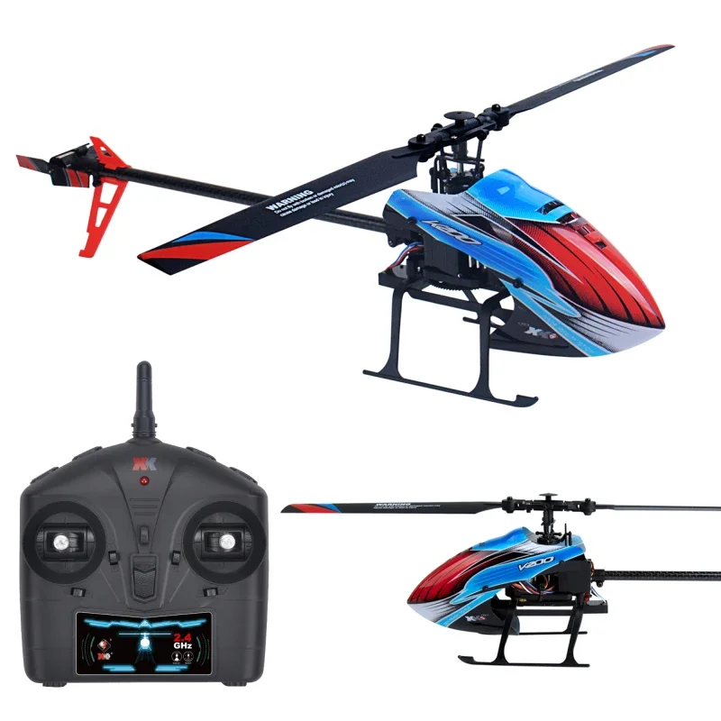 WLtoys K200 Helicopters For Upgrade 2.4Ghz 4CH 6-Aixs Gyroscope Flybarless Altitude Hold RC Helicotper For Kids Gift Toys