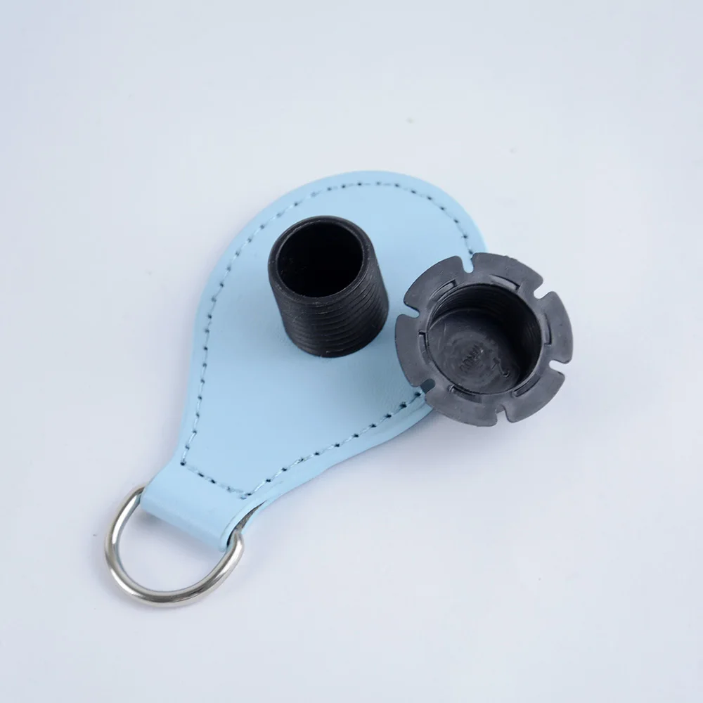 TANQU New 2 Pair 4 Pc Shiny Drop End for Obag Handle PU Drop Attachment for O Bag Obasket DIY Women Bag