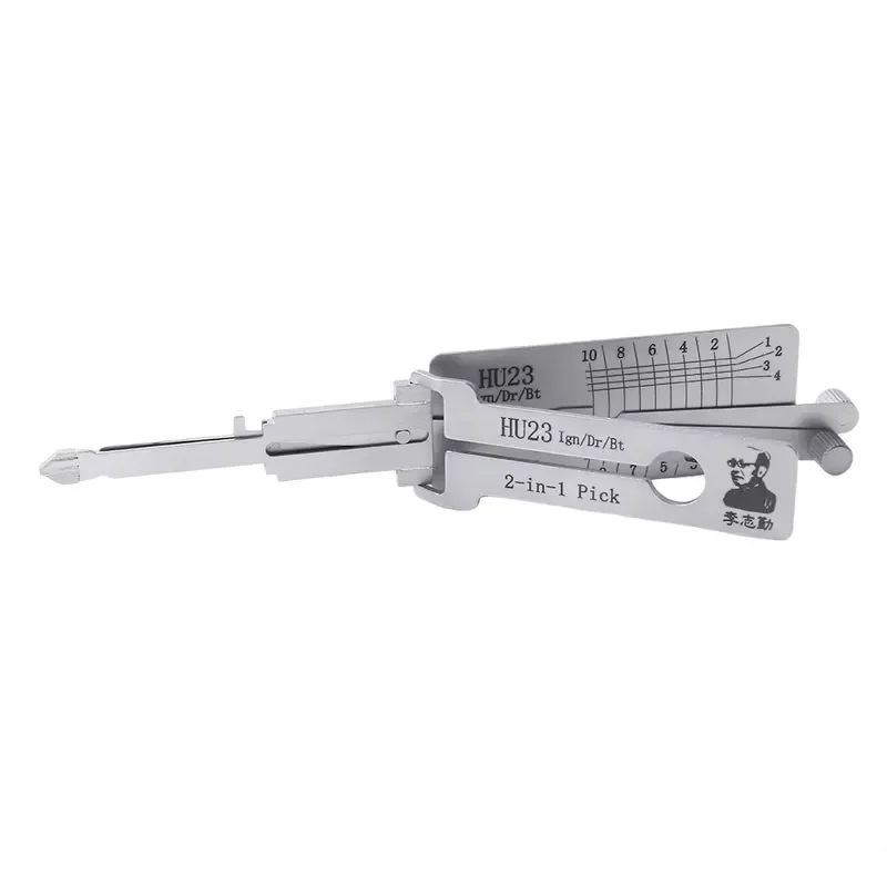 HU23 Lishi 2-in-1 Lock Pick Set Decoder Lockpick Car Locksmith Supplies