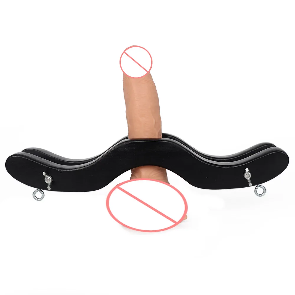 Male Penis Ring BDSM Bondage Gear Ball Scrotum Stretcher Ankle Cuffs Lock Slave Training Sex Toys for Men Humbler CBT Cockring