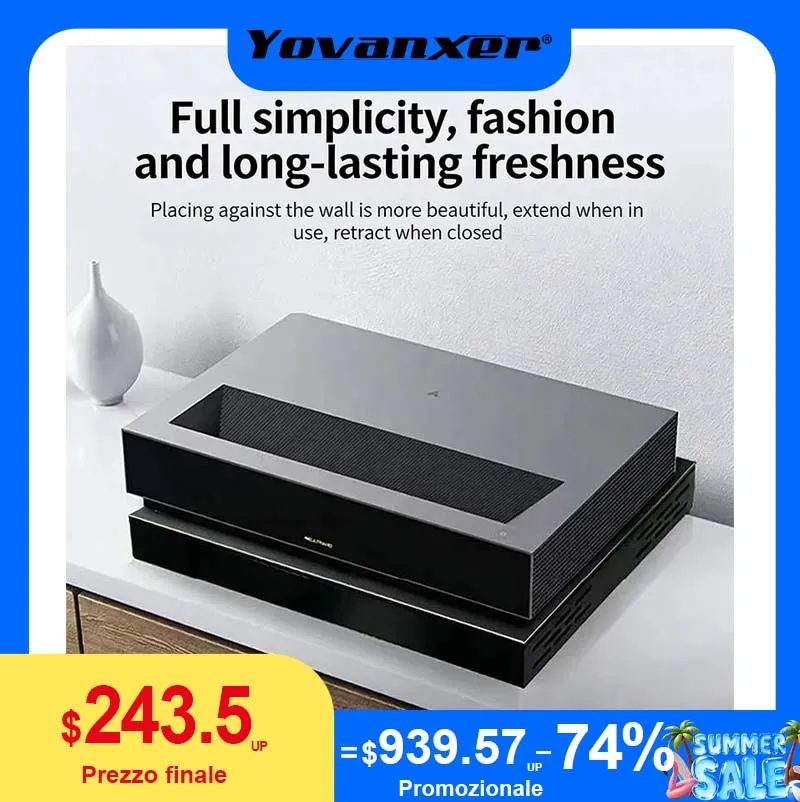 

Yovanxer Ultra Thin Smart Laser TV Telescopic Platform Ultra Short Focus Projector TV Intelligent Electric Mobile Bracket Tray
