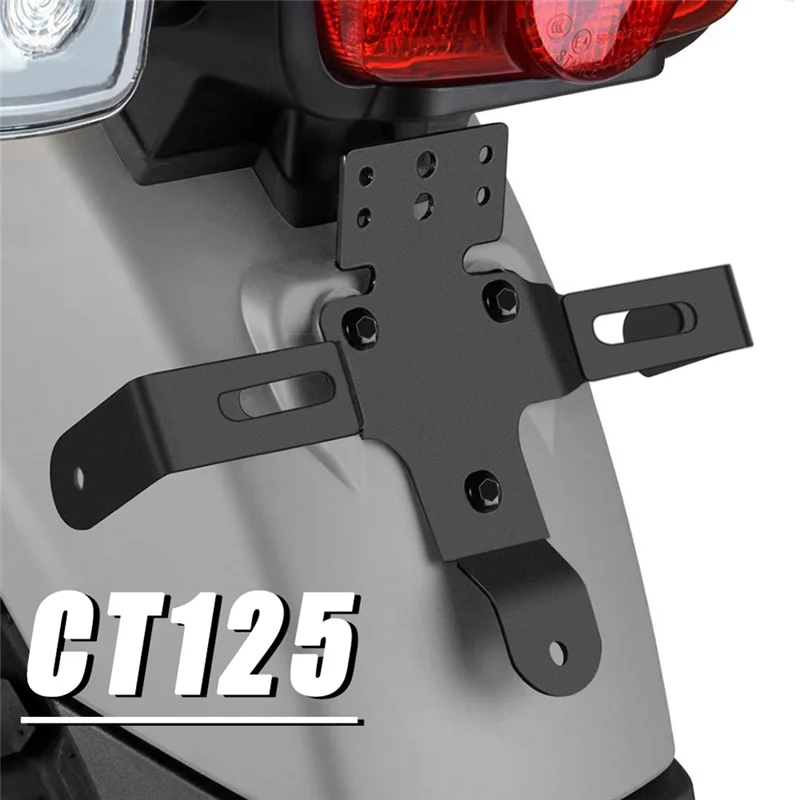 Motorcycle Accessories License Plate Holder Frame Mount Bracket for HONDA CT125 CT 125