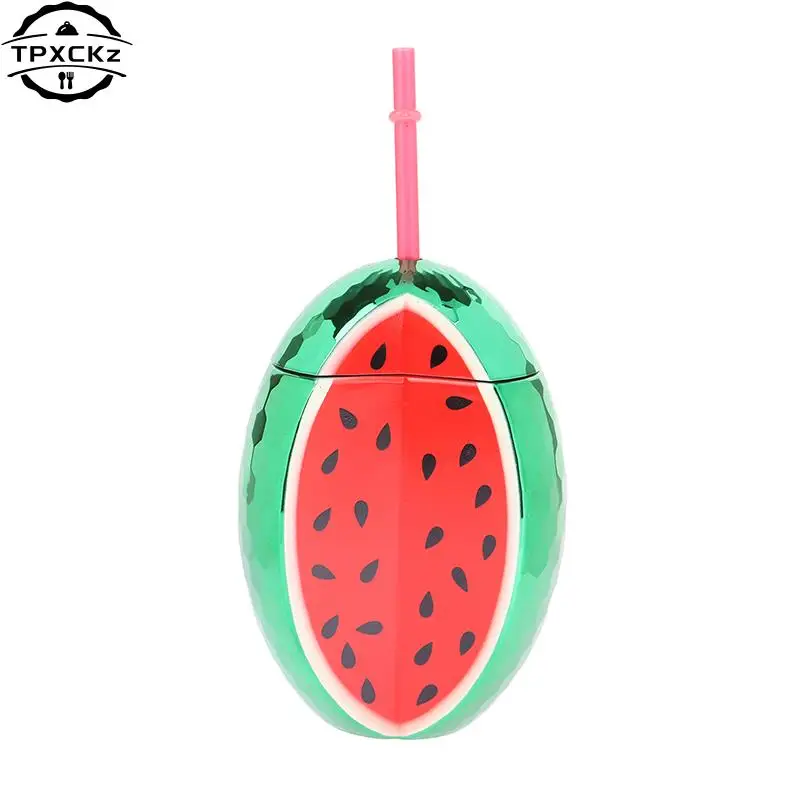 720ml Creative Disco Fruit Cup Unisex High Capacity Food Grade Cute Watermelon Milk Tea Cup Water Bottle Water Cup Drinkware