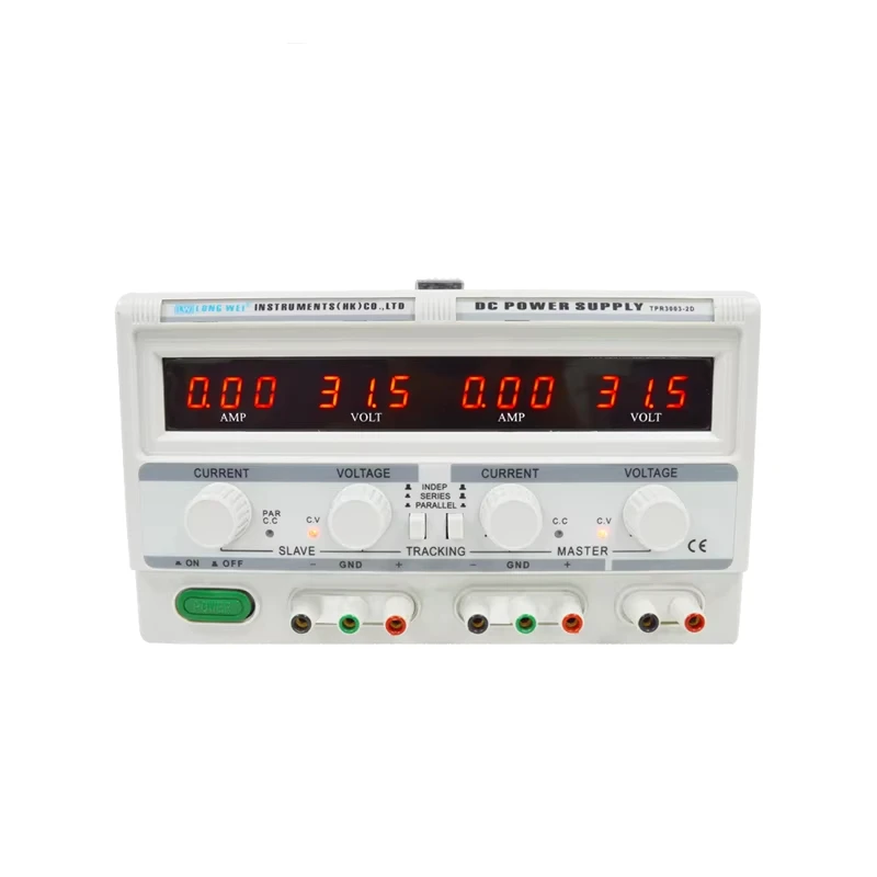 TPR-3005-2D Linear Dual DC Regulated Power Supply 30V 5A LED Display Adjustable Double Channel Lab Bench Power Source