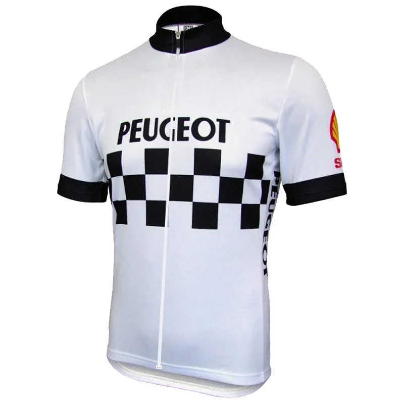 PEUGEOTful TEAM Retro Classic Cycling Jerseys Racing Bicycle Summer Short Sleeve Ropa Ciclismo Clothing Maillot