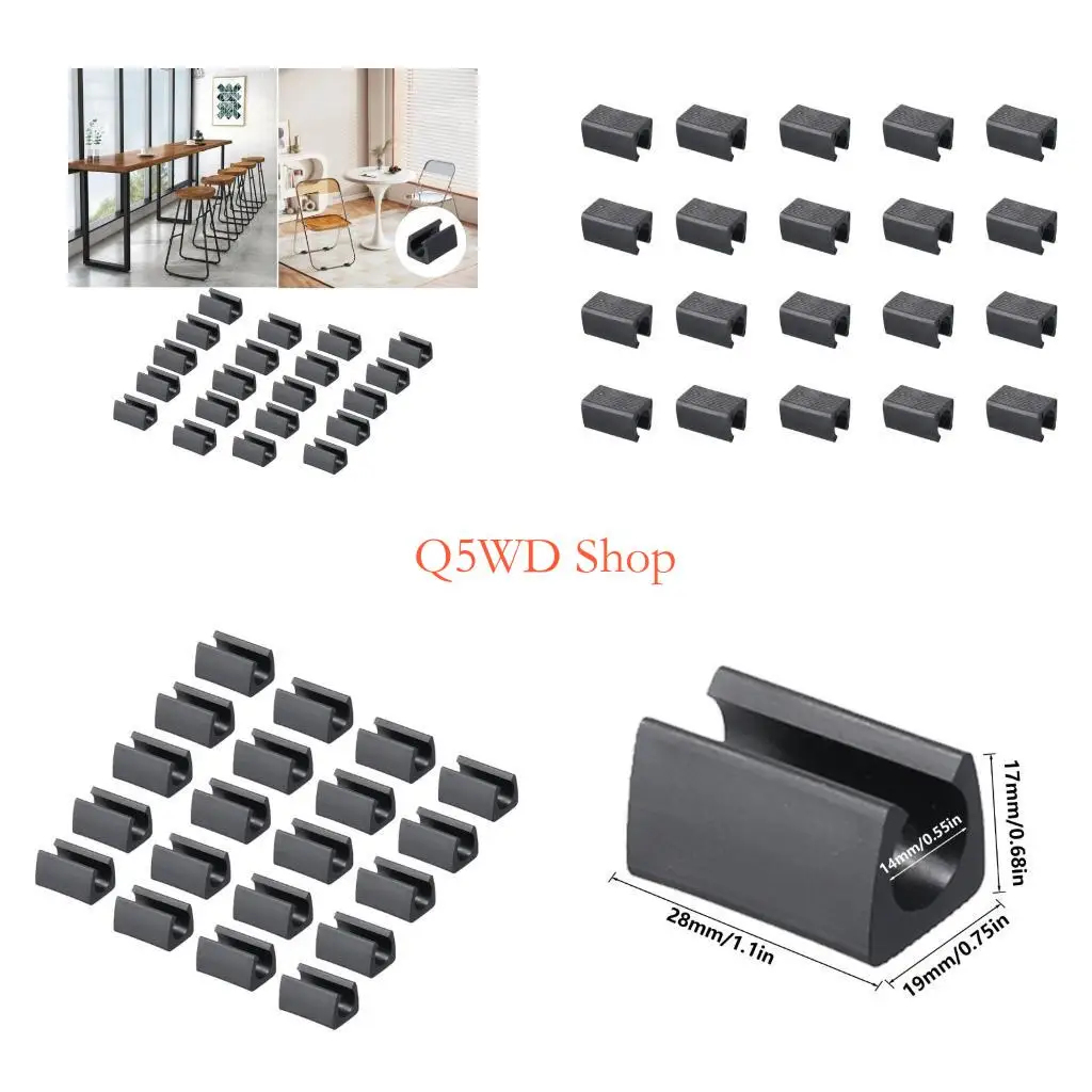 

Q5WD Колпачки для ножек стула в форме США Шумоподавление Ножка стула прямоугольной формы Повышенная устойчивость мебели и к