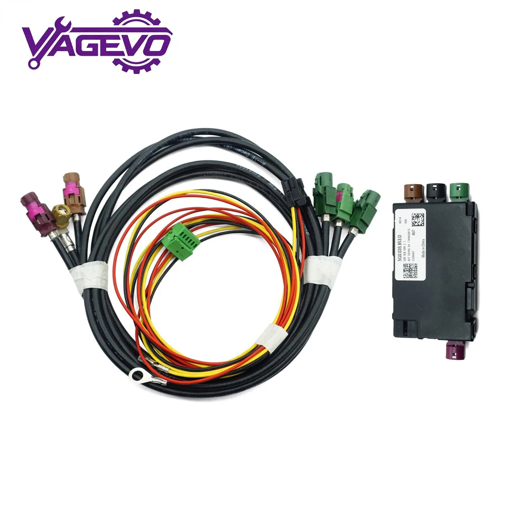 5G0035953D 5G0 035 953 D Splitter Module For VW Passat B8 Golf Car USB HUB Converter Adapter Cable Car Accessories