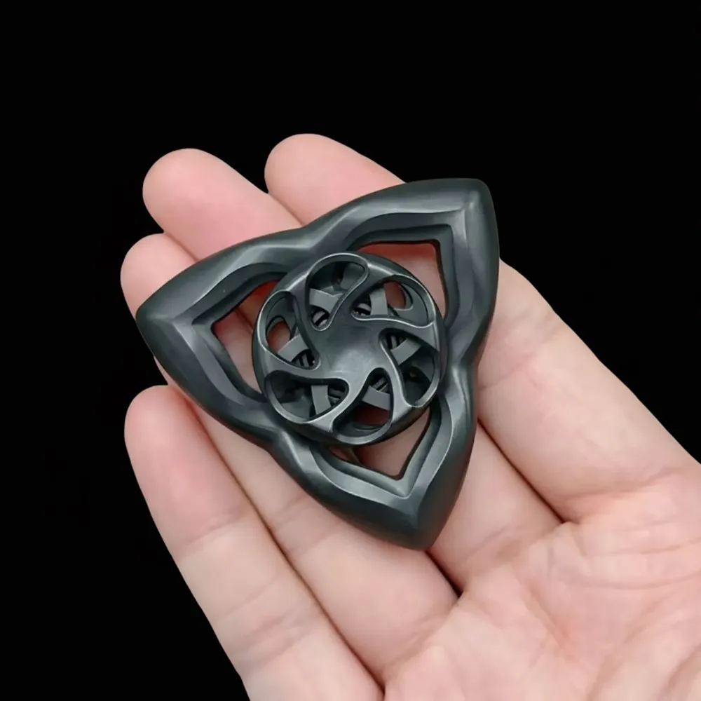 Bright Blood EDC Mirage Air Fidget Spinner a tre pale Fidget Toys per adulti Accessori da scrivania Giocattolo Fidget in metallo