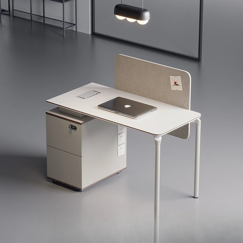 

Staff Desk Sub-office Simple Modern Workstation Staff Company Staff Single Computer Desk and Chair Combination
