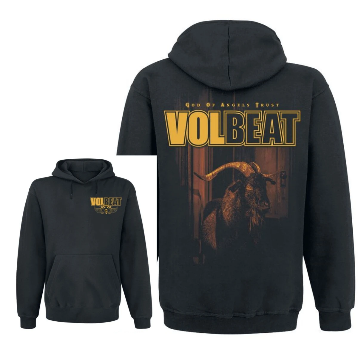 

New Volbeat Band Print Hoodie Retro Style Hoodie Men and Women Can Wear Autumn and Winter Hoodie