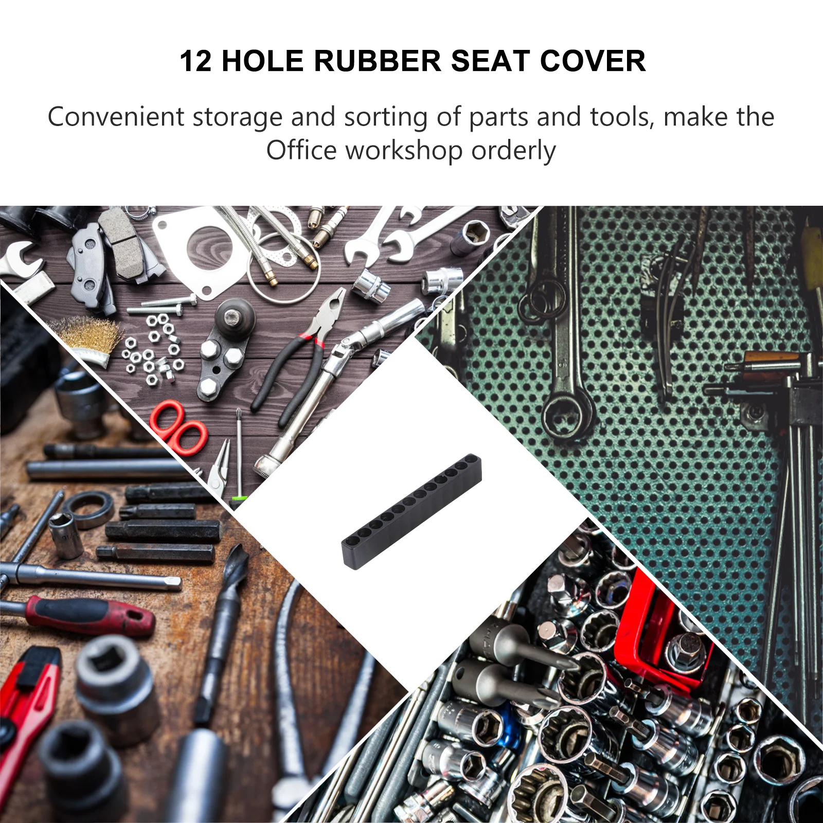 

10pc Hex Screw Holder Holder Plastic 635mm Screw Bits Storage Case Bits Organizer Storage Case for Tools Hardware