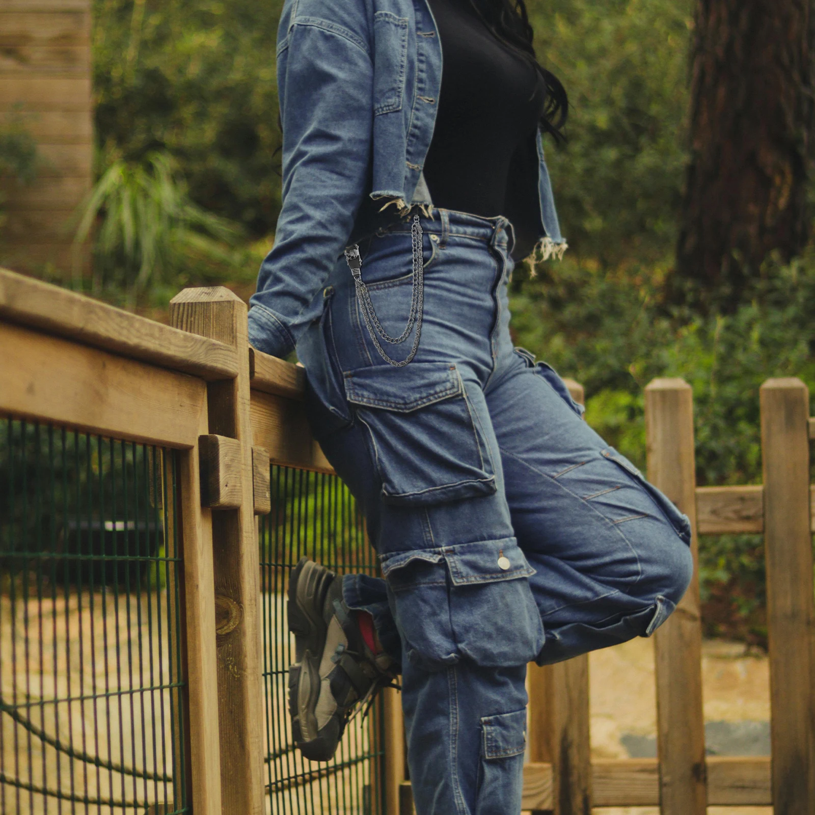 

Fashion Metal For Men Women Hip Hop Punk Rock Jean Belt Pants Chain For Women Waist Decor Gothic Trouser Rock Accessories