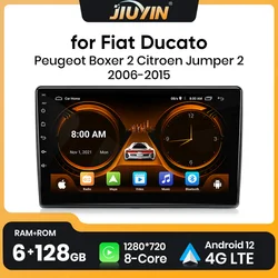 Jiuyin-ワイヤレスAndroid自動マルチメディアcarplay,フィアットドゥカト2005-2023のカーラジオ,シトロエンジャンパー,プジョーボクサー,dodge ram 2500