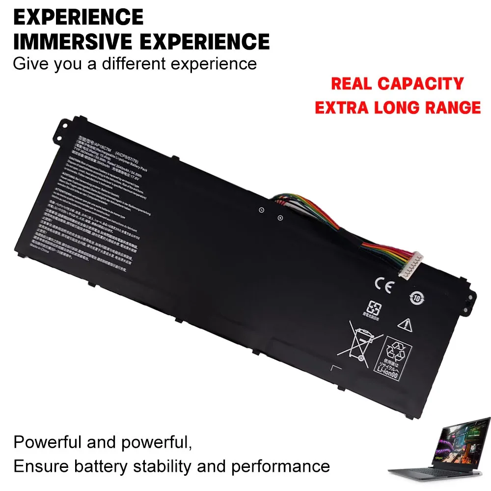 AP18C7M AP18C7K 15.4V 55.9Wh Battery for Acer Swift3 SF313-52/52G/53/53G SF316-51 Spin5 SP513-54N Swift5 SF514-54T/54GT/55T/55GT
