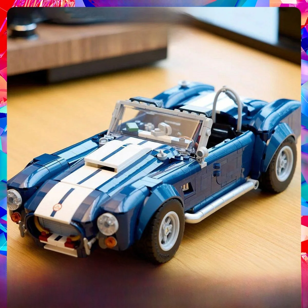 

Doe Viper elby Ретро Muscle Car Building Blos Игрушка для мальчиков Сборная модель Комплект Высококачественная пластиковая игрушка Eonal