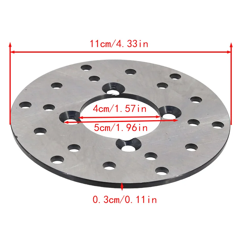 Vordere und hintere Bremsscheibe 110mm 130mm 160mm für 125cc 150cc 200cc 250cc Quad Pit Dirt Bike ATV UTV