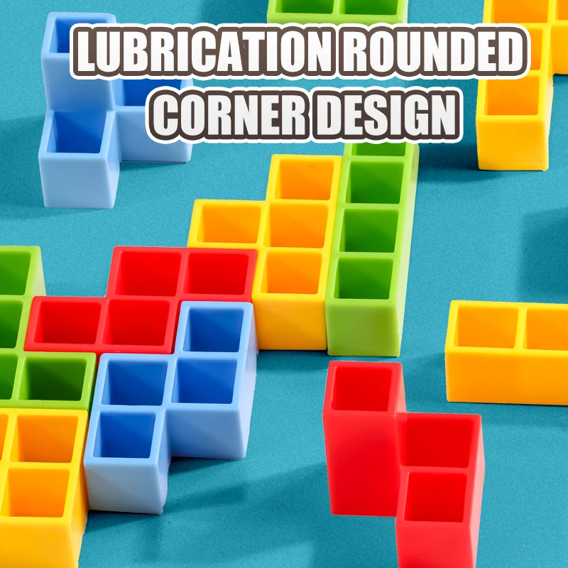 Tetra Tower Balance Stacking Game Building Blocks Toy For Friends Party & Family Challenge Game Multiplayer Fun Borard Game