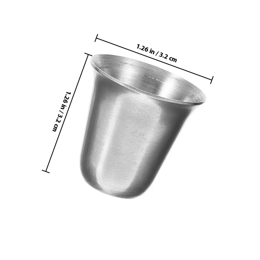 10 Pcs Steel Goblet Offering Cup for Altar Unbreakable Baptismal Mugs Coffee Stainless Compact Drinking