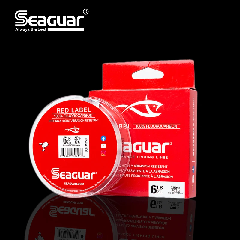SEAGUAR Red LABEL línea de pesca fluorocarbono Japón - imagen 4