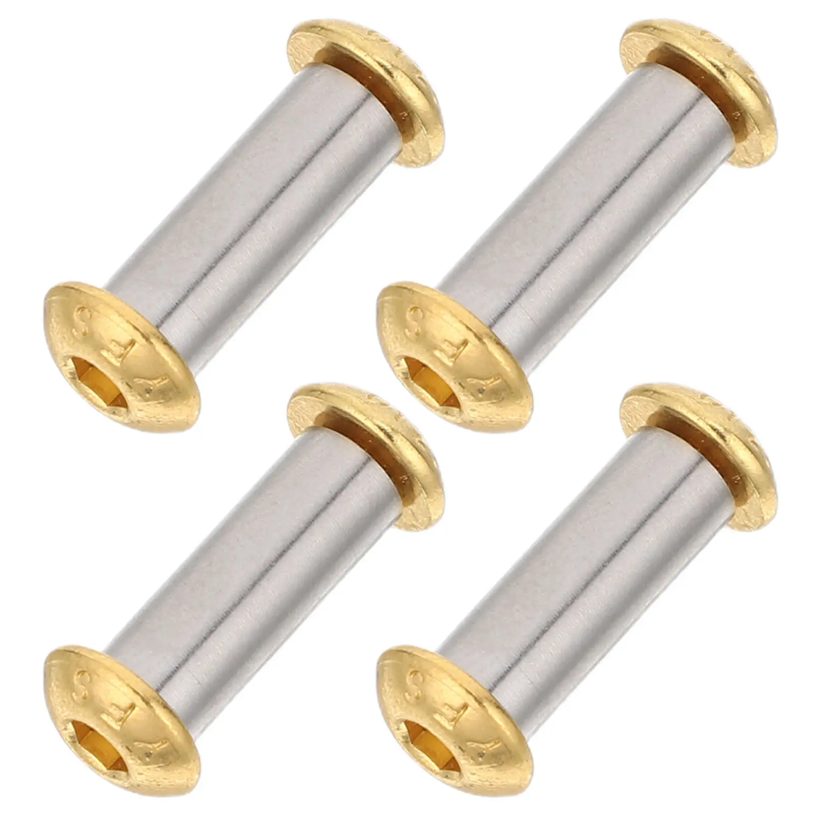 4Pcs Knife Handle Rivets Alloy Cutlery Rivet Screws Heavy Duty Fixing Fasteners Chef Knife Handle Repair Rivets