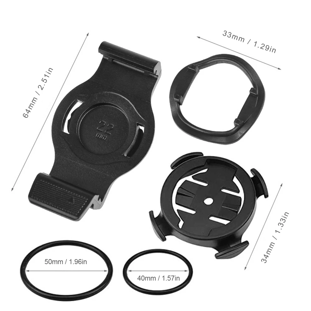 Dudukan Stopwatch Sepeda 20/22/26Mm Dudukan Jam Tangan Sepeda Dapat Dilepas Tempat Stopwatch Sepeda QuickFit untuk Garmin