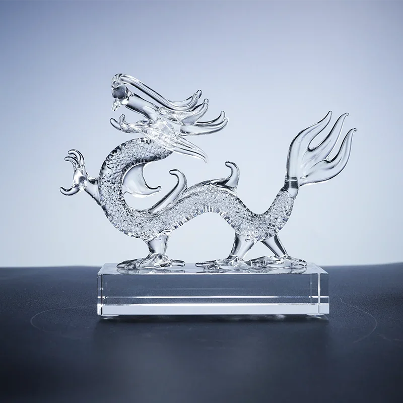 2026 Unique Custom Crystal Dragon Decoration
