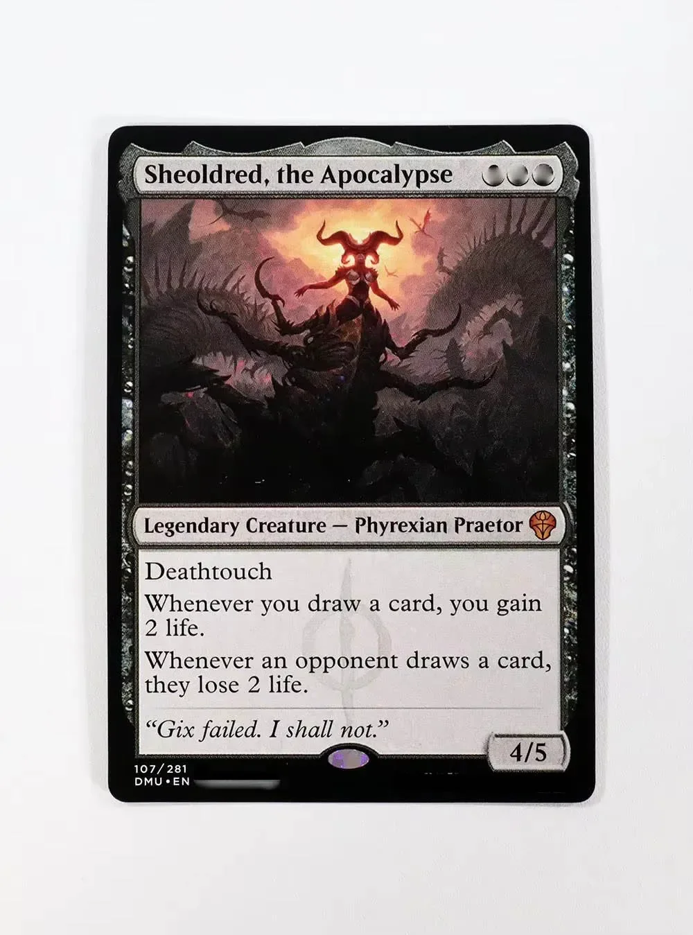 Magical Proxy Holo/Foil Top Quality Cards Sheoldred the Apocalypse  Gathering Proxies