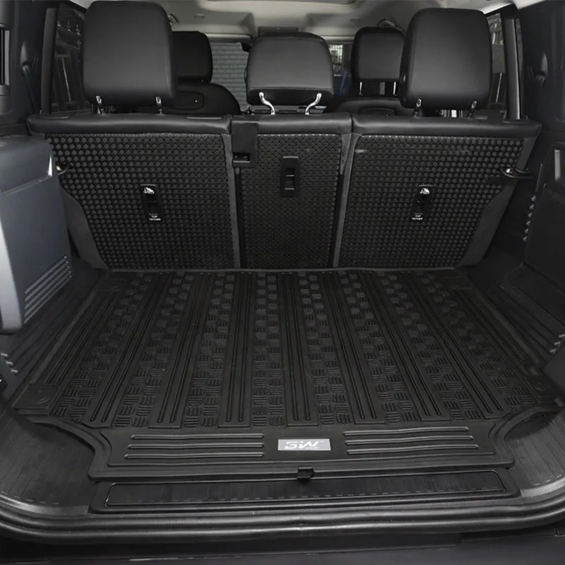 For Land Rover Defender 90 110 130 Car Rear Trunk Storage Mat All-Weather Waterproof Pad Durable TPE Cargo Liner Accessories view 3