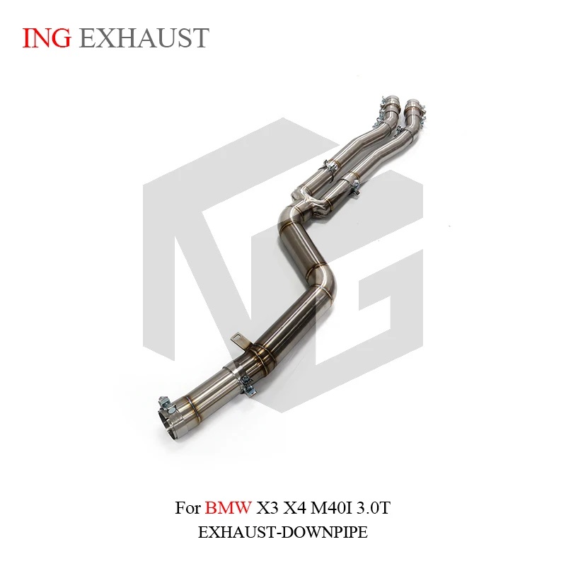 

ING Stainless Steel 304 Middle Pipe for BMW X3 X4 M40i G02 F26 3.0T Motor Engine Car Accessories Tube Performance Exhaust System