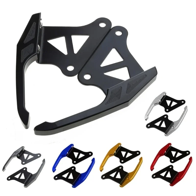 Motorcycle Aluminum-alloy Rear Grab Bars Rear Pillion Passenger Grab Rear Tail Handle Bar Durable Suitable for MSX125/M3/M5