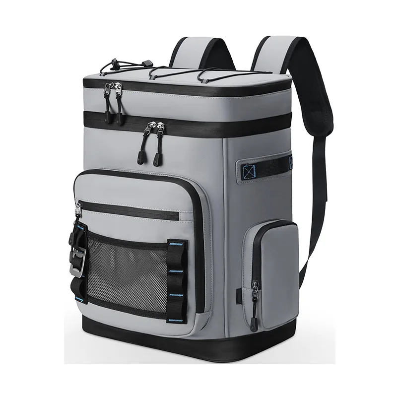 30L Insulated Cooler Backpack Waterproof Thermal Backpack Large Capacity Outdoor Camping Fishing Picnic Lunch Backpack Keep Food