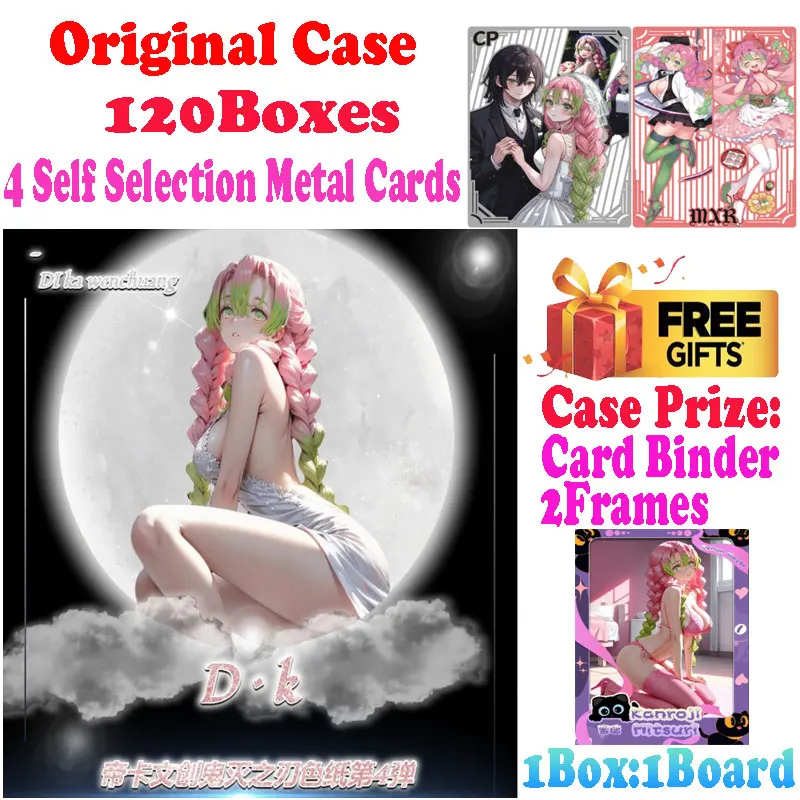

2025 Newest Case Wholesale Dika Culture Demon Slayer Acrylic Colored Paper Card Waifu Shinobu Playing Card CCG TCG Art Gift