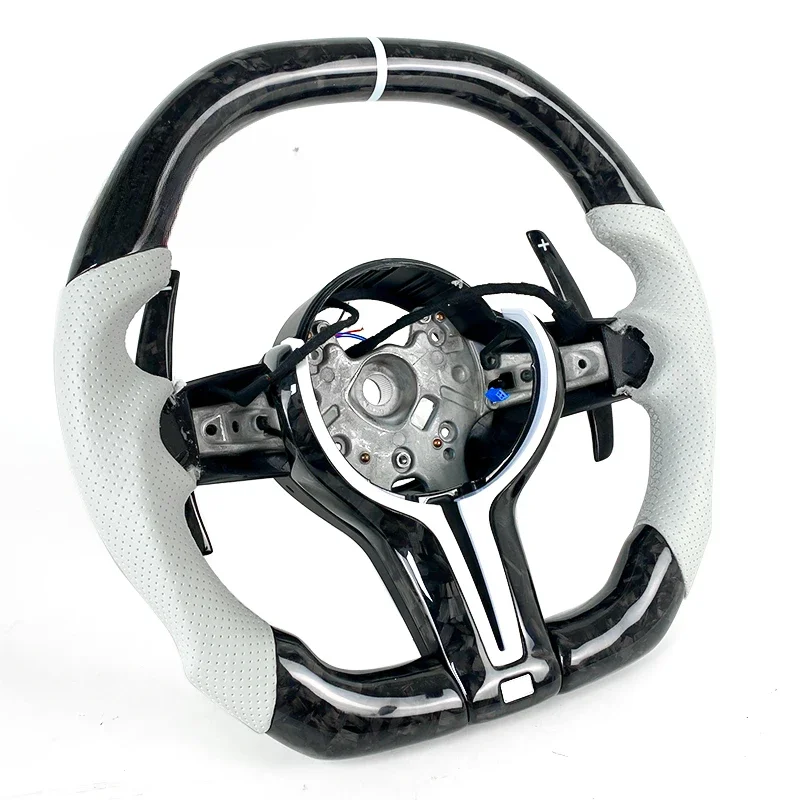 Car interior accessories forged carbon fiber steering wheel for  F10 30 20 80