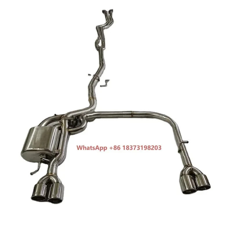 Exhaust System for E60 2.0 2.5 Change MT Bumper Catback Exhaust Valved Control Exhaust Pipe Muffler