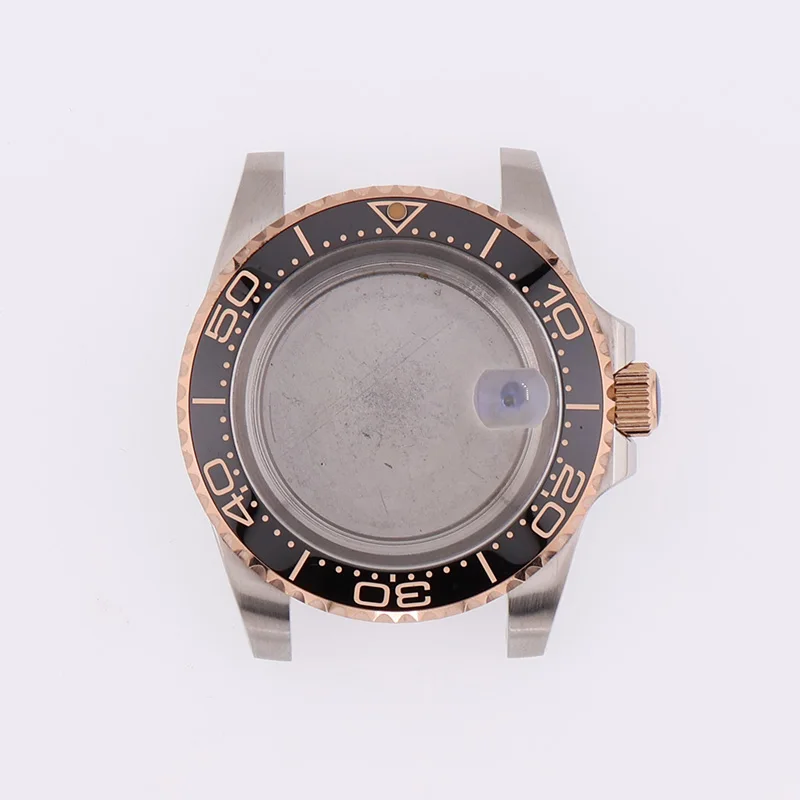 

40ｍｍ PVD Mid Rose NH36 NH35 NH34 Watch Accessories for Seiko Cases Men's Wristwatch Clock Replacement Parts