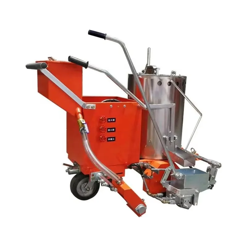 2026 Hot Sale Expressway Thermoplastic Road Marking Machine 15cm Shoes New Condition Engine Pump Core Components Manufacturing P