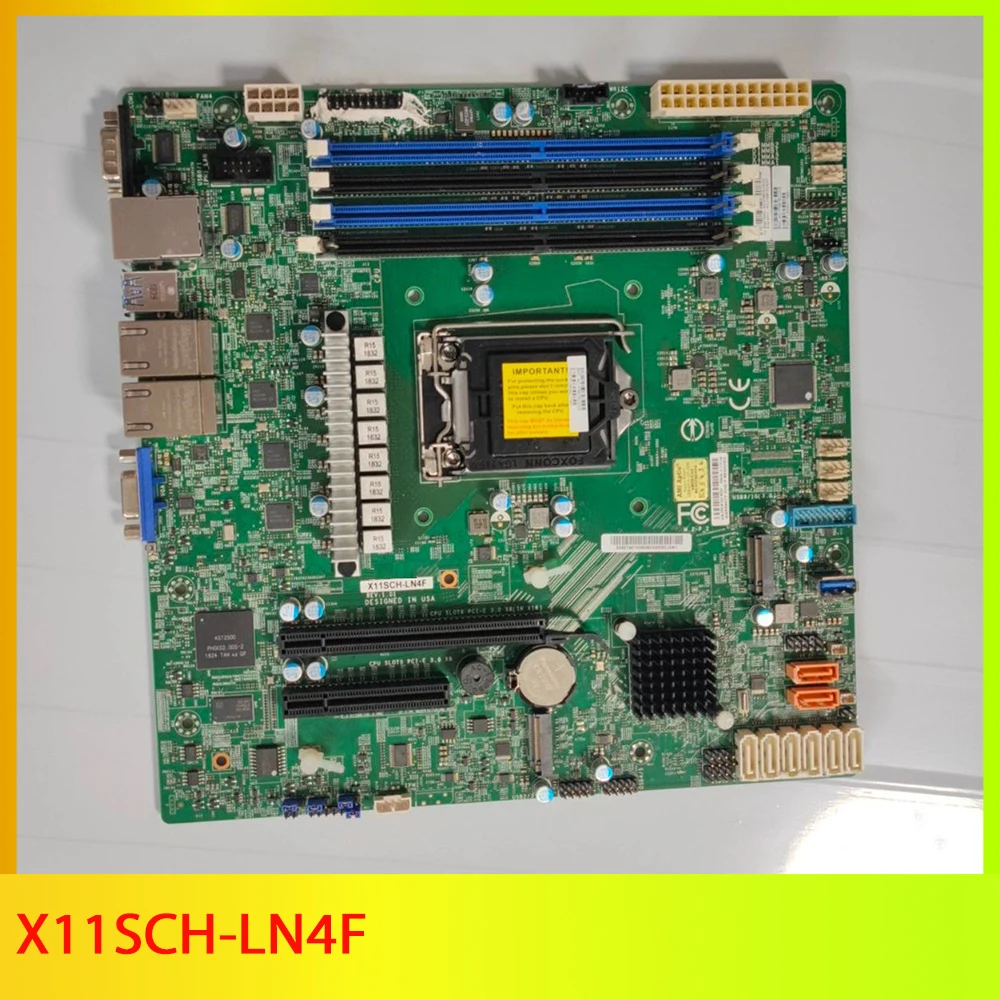 

Для серверной материнской платы Super-Micro NAS C246 8100T M.2 X11SCH-LN4F