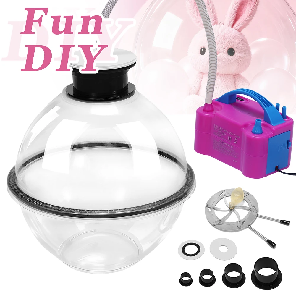 Confezionatrice regalo con pompa ad aria espansore Kit di riempimento palloncini Espansore palloncino per regali Decorazione Festa di nozze Natale