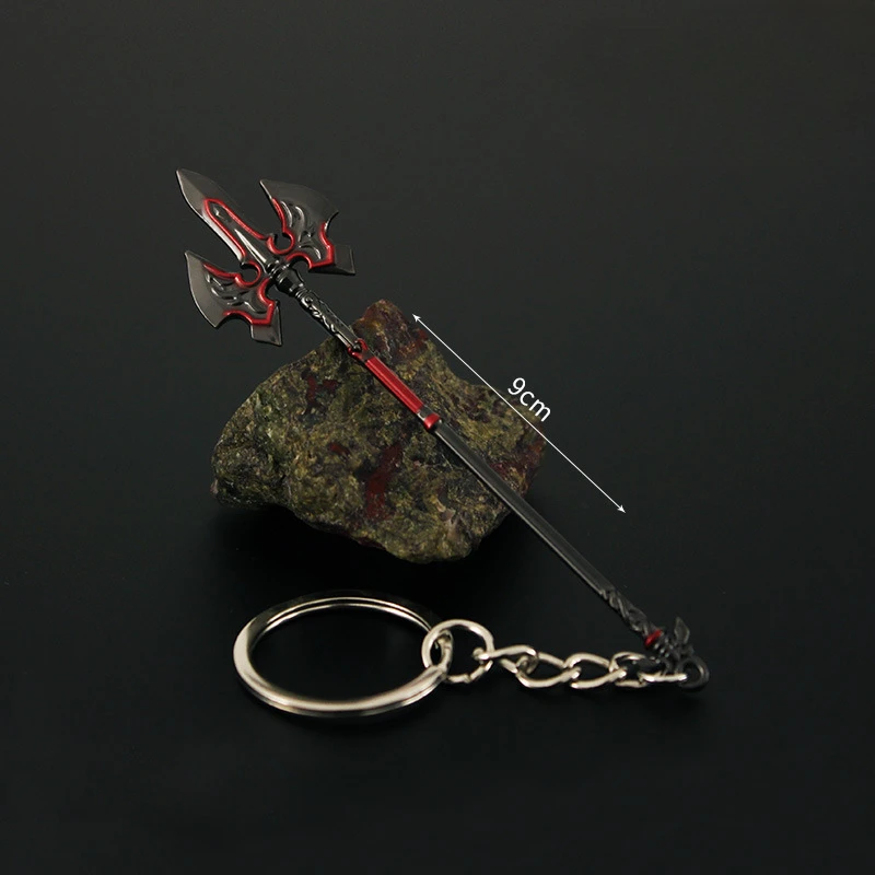 9Cm Mini Tranen Van Het Koninkrijk Wapen Sleutelhangers Spel Perifere Metalen Zwaardwapen Model Accessoires Ornament Ambachtelijk Speelgoed Voor Jongens