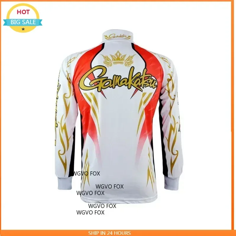 2026 Summer Fishing Clothing Long Sleeve Breathable Stand Collar Shirt Sunscreen Outdoor Sports Hiking Riding Clothes
