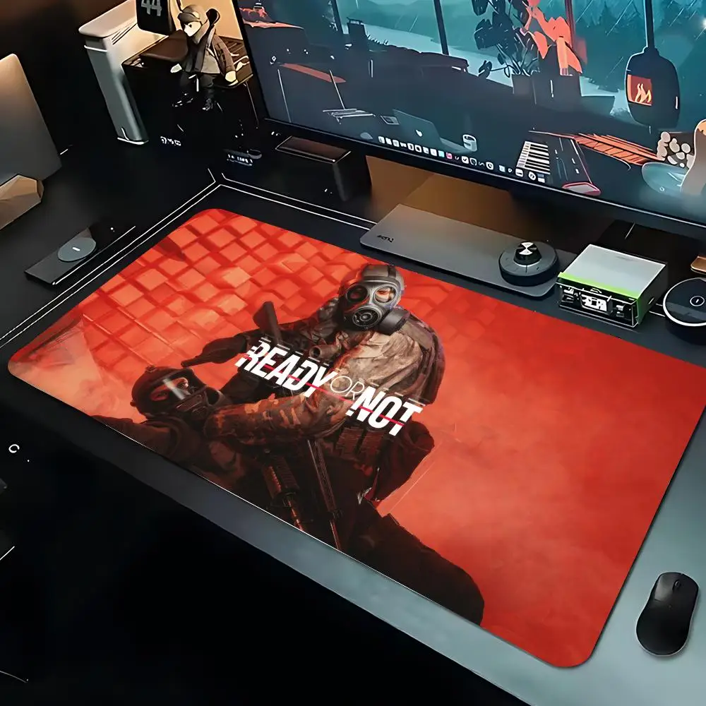 R-ReadyES or N-NotES Mouse Pad Large Playmat Gaming Customized Mat XXL Size Gamer Office Mousepad Logo Desk Mat