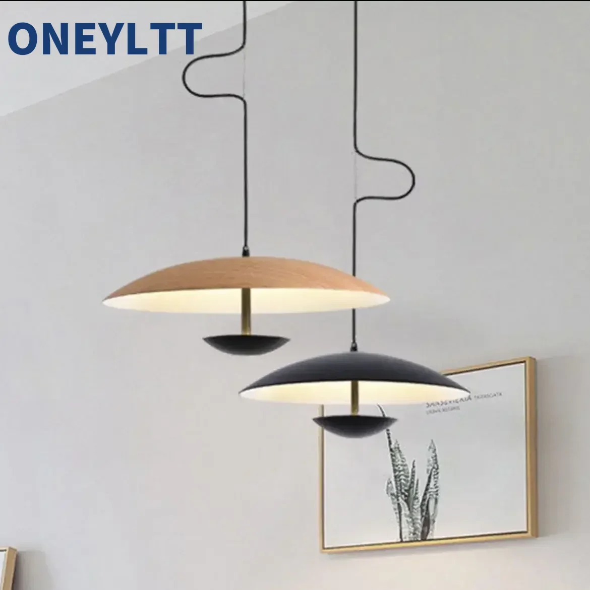 

Nordic modern minimalist restaurant pendant light creative bedroom study light Danish designer dining table bar pendant light