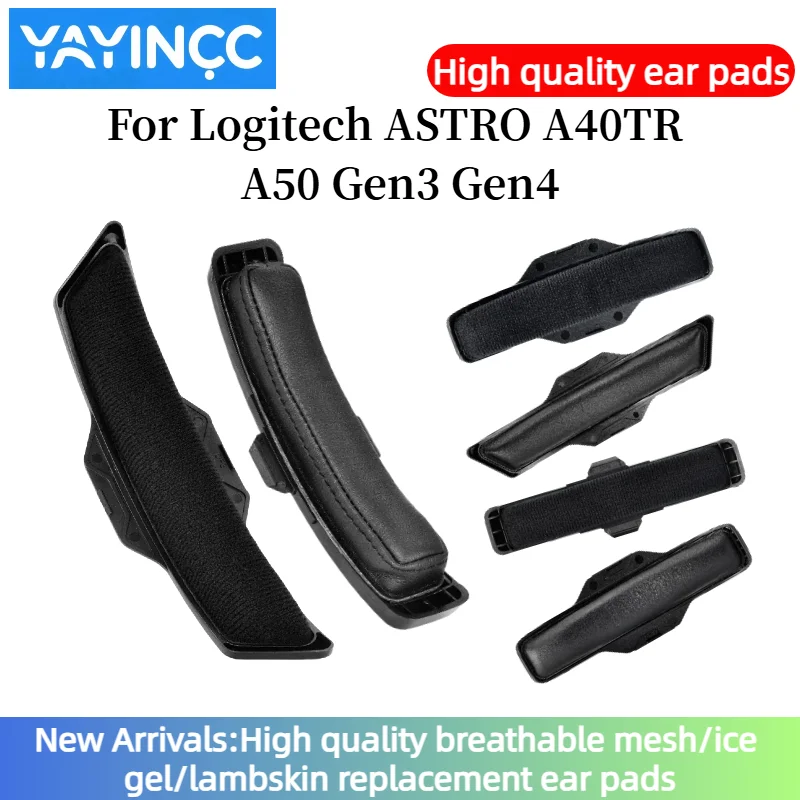 

YAYINCC Replacement Headphone Head Beam For Logitech ASTRO A40TR A50 Gen3 Gen4 Earphone Cushion Cover Earmuff Headband