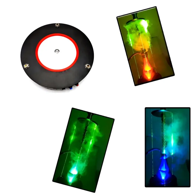 Imagem -03 - Led Laser Lamp Base para Hookah Shisha Lamp Black Lamp Chicha Acessórios Novidades Arrival 10