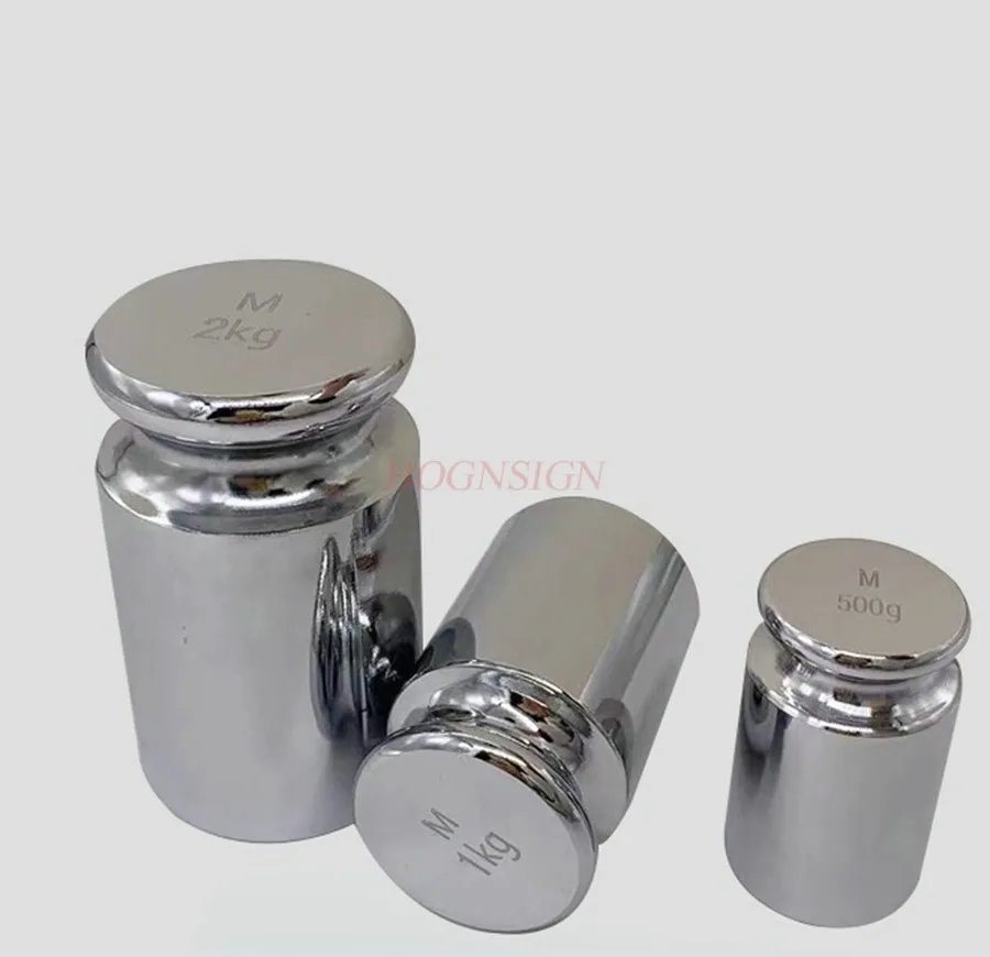 1set M1 level standard weight steel chrome plated set combination measuring and testing weight box