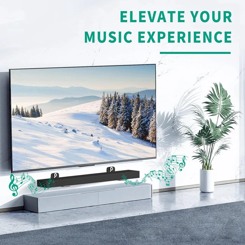 مجموعة تثبيت على الحائط Soundbar شاملة ، أقواس تثبيت لـ JBL ، أغنية samnong ، Bose ، Vizio ، TCL ، أجزاء شريط الصوت ، إكسسوارات سوداء