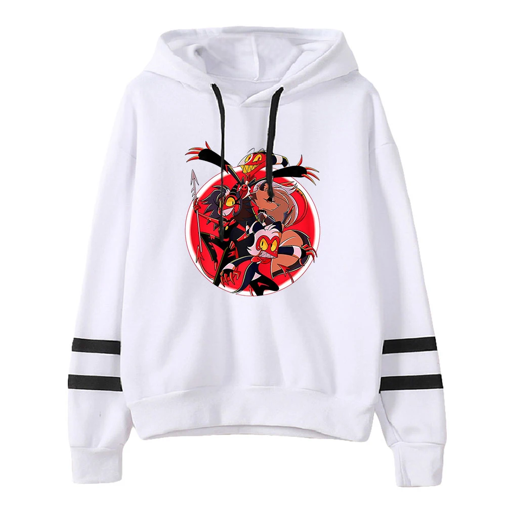 Helluva Boss Cotton Graphic Hoodie Men Women Gothic Trend Fleece Sweatshirt Autumn Winter Fashion Pullovers Vivziepop Clothes