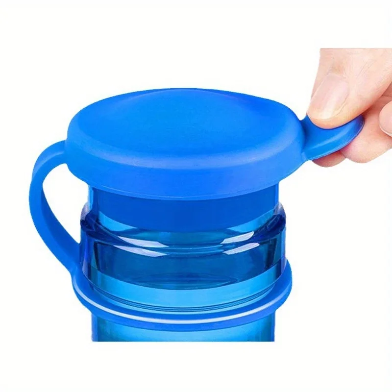 3Pcs 5 Gallon Dispenser Water Bottle Cap Silicone Reusable Replacement Cap Non Spill Bottle Caps For 2.1in/55mm Water Bottle